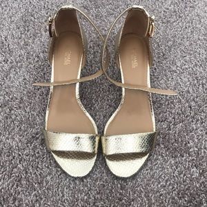 Michael Kors Gold Heel